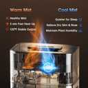 18L/4.7Gal Smart Humidifier Large Room, Warm & Cool Mist Humidifiers, Up to 2500 sq ft Whole House Coverage, 800mL/h Output, 24H Timer, Top Fill, 70H Runtime, Humidifier for Bedroom, Home, Office