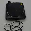 OVENTE Electric Countertop Single Burner, 1000W Cooktop with 7.25 Inch Cast Iron Hot Plate, 5 Level Temperature Control, Compact Cooking Stove and Easy to Clean Stainless Steel Base, Black BGS101B