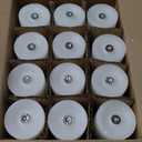 2"x3" White Pillar Candles, Hand-Poured Candles Set of 12, Emergency Candles, Dripless Pillar Candles for Weddings, Parties, Halloween, Church, Home Decor