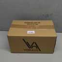 Privacy Door Levers, 4 Pack Matte Black Door Handles Keyless Interior Door Knobs Square Door Levers Heavy Duty Door Locks for Bedroom Bathroom