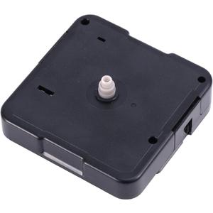 Clock Mechanism Replacement, Total Shaft Length 8mm Metal Quartz Clock 5168S Movement Replacement Motor Repair Parts (Black)