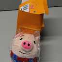 Interactive Dog Toys, 2025 New Active Moving Pet Plush Toy, Squeaky Moving Ball Puppy Toys, Rechargeable Cartoon Plush Bounce Talking Toys to Keep Them Busy (Red Pig)