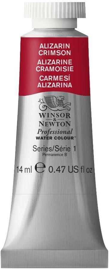 Winsor & Newton Professional Watercolor, 14ml (0.47-oz) Tube, Alizarin Crimson