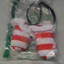 Red and White Hat Stovepipe Headbands,the Book Character Costumes Headband Halloween Cosplay Party Accessories