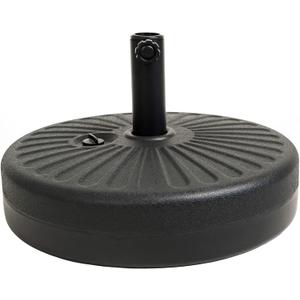 C-Hopetree 78 lb Heavy Duty Water Fillable Base Stand for Patio Outdoor Market Table Umbrella, Black