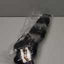 Halloween Costume Raccoon Set, Black and White Furry Ears Headband, Tail with Eye Mask, 3-Piece Dress Up Accessories