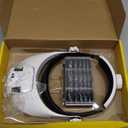 Large Lens Head Magnifier Headband Magnifying Glass with Light Hands free 8 LED Magnifier with White and Yellow Light for Close Work, Crafts, Hobby, Reading, Repairing, Sewing, Jewelry