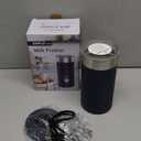 SIMPLETASTE Milk Frother, 4-in-1 Electric Milk Steamer, Automatic Warm and Cold Foam Maker and Milk Warmer for Latte, Cappuccinos, Macchiato (Blue)