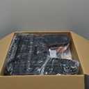 Under Desk Machine, Electric Elliptical Leg Exerciser for Senior, 15 Adjustable Speeds Quiet and Portable Seated Pedal Exerciser for Training with Remote Control (Orange)