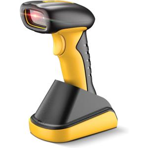 NetumScan Industrial Bluetooth QR Barcode Scanner, IP67 Waterproof & 7M Drop Proof, 2600mAh Wireless 1D 2D Bar Code Scanner with Charging Stand for Store, POS, Computer, iPhone, Android RD-1288(NS)