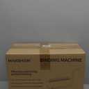 OFFNOVA Binding Machine, 21-Hole 450 Sheets Paper Comb Binding Machine for Letter Size / A4 / A5 Paper, Easy to Punch Handle, Adjustable Margin, Book Binder with 100 PCS 3/8'' Comb Binding Spines