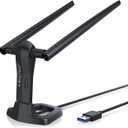 BrosTrend Linux WiFi Adapter for Ubuntu, Mint, Debian, Lubuntu, Xubuntu, Mate, Zorin, PureOS, Raspberry Pi 2+, Windows 11, etc. 1200Mbps, 5GHz + 2.4GHz, Long Range 2X5dBi Antennas, USB3.0