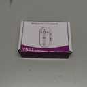 Wireless Camera Remote Control with Zoom for iPhone & Android, Bluetooth Camera Remote Shutter with Front/Rear Camera Switch for Photo & Video, Smartphone Bluetooth Clicker for TikTok (Dark Black)