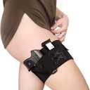 Moetron Thigh Holster for Women,Conceal Carry Holster for Women Lady Concealed Leg Holsters for Pistol,Fit for PT-22. 22 CaliberTCP. 380, Glock 19, 17, 42, 43, P238, RugerLCP &Similar Guns