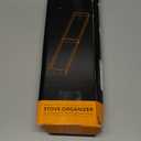 SpaceAid 30" Wide Kitchen Shelf Organizer for Stove, Magnetic Bamboo Spices Shelf for Home Stove Kitchen Storage Organization (Fit for Flat Top Only)