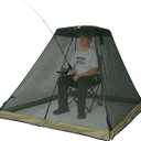 GEERTOP Portable Ultralight Mosquito Net for Camping Chairs with Canopy Shade, Mesh Screen with Zipper  Backpacking Hiking Hunting Fishing
