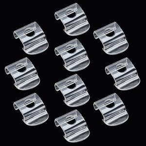 beinkmake 10Pcs Window Shades Handle for Shades Bottom Height 0.45-0.6inch Clear Plastic Honeycomb Blinds Cellular Blind Roller Shade Lift Handles
