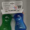 Philips Avent My Grippy Spout Sippy Cup with Soft Spout and Leak-Proof Design, Blue/Green, 10oz, 2pk, SCF801/21