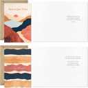 Hallmark Sympathy Cards Assortment, Painted Palms (16 Assorted Thinking of You Cards with Envelopes)