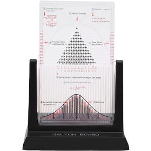Galton Board, Probability Demonstrator Effective Statistical Law Experiment Model Dalton Board Physics Lab Teaching Tool with 2800 Metal Beads