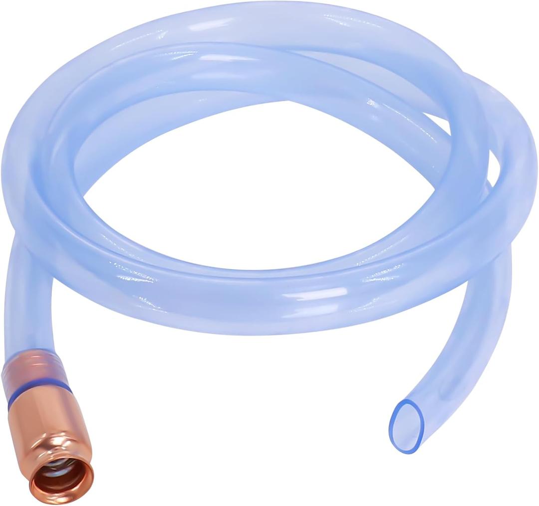 Wadoy 3/4" Siphon Hose, 6FT Shaker Siphon Pump for Gasoline/Gas/Fuel/Water Transfer, Upgrade Multi-Purpose Self Priming Siphon Hose (1)