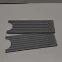 Aramox Diatomite Faucet Mat, Fast Drying Absorbent Pad with Sanding Tool, Dark Gray, 23.6x3.9 Inch, for Kitchen Bathroom RV Countertop