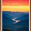 Natural Wood Photo Frames Inspired Tabletop Picture Frame with Mat, Vertical or Horizontal Display (Walnut, 18x24 matted to 16x20)