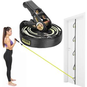 Manificent Door Anchor for Resistance Bands, Heavy Duty Padded Door Anchor System Door Hook, Must-Have Workout Exercise Bands Attachment Compatible for Loop Bands, Resistance Tube