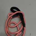Strong Slip Rope Dog Training Leash (6ft) - Heavy Duty Durable Braided Nylon Lead with Rubber Stopper & Padded Handle - No Pull Walking for Medium Large Dogs (Pink, 1/2" x 6ft)
