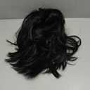 MOSINA Black Bob Wig - Short Black Straight Bob Wigs with Bangs for Women, Colorful Short Hair Wig, Cute Synthetic Wig for Cosplay, Daily, Halloween (12inch)