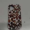 Generic Cheetah Print Case for iPhone 17 Case,Leopard Print Vintage Phone Case Dual-Layer Hard Shell+Silicone Cover-Shockproof Protective Phone Case with Stylish Designs for Women Men Boys-Gold