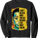 James Baldwin Graffiti Art Juneteenth Black History Month Sweatshirt