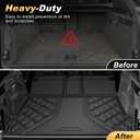 AOMSAZTO Cargo Mat & Backrest Mat Fit for BMW X5 2019-2026 ONLY 5 Seats