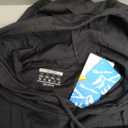 MAGCOMSEN Men's Short Sleeve Hoodie Workout Gym Athletic Cotton Lightweight Hooded T Shirts Sweatshirt (XX-Large, Black)