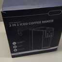 SHARDOR Single Serve Coffee Maker 2.0, Hot and Iced Coffee Machine for K Cup Pods & Ground Coffee, 6 to 14 oz Brew Sizes, 50 oz Removable Water Tank, Bold Brew Setting, Stainless Steel, Black