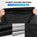 Favoto Motorcycle Cover Waterproof Outdoor Night Reflective All Season Rain Sun Dust Protection Universal Fit Powersports Vehicle Cover with Lock-Holes Fits up to 104" Motorcycles