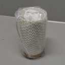 3D Printed Mini Lamp, Small Bedside Lamp with 3-Color Dimmable LED, Small Nightstand Lamp for Tight Spaces, Beautiful Lamp with Wooden Base - Bubble (Honeycomb)