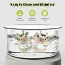 2 Pack Baby Teething Toys for 3-6 6-12 Months, Food Grade Silicone Infant Teether Mitten, Baby Essentials Teething Relief, Newborn Essentials Chew Toys for Sucking Needs (White & Green)