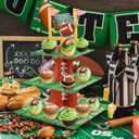 Gatherfun Football Touchdown Cupcake Stand - for Football Theme Birthday & Tailgate Party, Football Party Decorations