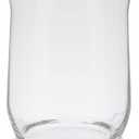 Wisechoice Elegant Large Clear Hurricane Glass Candle Holder for Pillar-Style Candles | Home or Special Occasions Display, 5.50 Inch Diameter x 8 Inch H