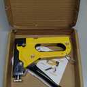 Upholstery Staple Gun Heavy Duty, YEAHOME 4-in-1 Stapler Gun with 4000 Staples, Manual Brad Nailer Power Adjustment Stapler Gun for Wood, Crafts, Carpentry, Decoration DIY