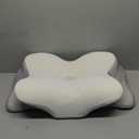 Neck Pillow Patented Contour Design with Premium Memory Foam for Neck Pain Relief Adjustable for All Sleepers