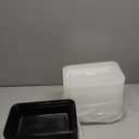 50 Pack (100-Piece) 32 oz Meal Prep Containers Reusable with Lids, Sturdy Leakproof & Food Safe, Microwave, Freezer, Dishwasher Safe Prep Containers, To Go Take Out Plastic Food Storage