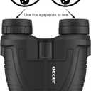 Occer 12x25 Compact Binoculars for Adults and Kids, Large Eyepiece Waterproof Binocular with Low Light Vision,High Powered Easy Focus Binoculars for Bird Watching,Outdoor Hunting,Travel,Sightseeing