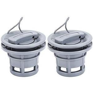 Boat Air Valve, 2Pcs PVC Air Gas Valve Cap Replacement for Inflatable Boat Dinghy Kayak Canoe