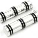Heavy Duty CNC Billet 1" Handlebar Hand Grips for Sportster Dyna Softail Touring
