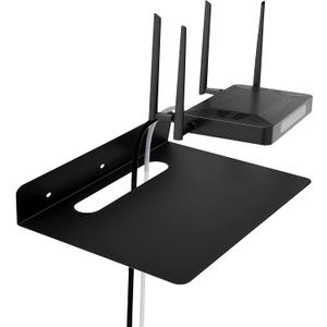 Steel Floating Shelves for Wall,Small Wall ShelfBookshelf Living Room Bedroom Home Office BathroomLittle Mini Tiny Display Hanging Shelves for Books/Storage/Room Decor (Black 11.81x7.87in)