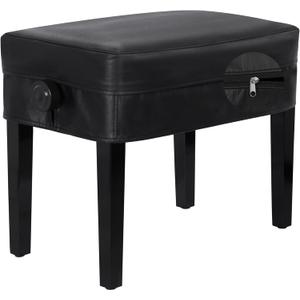 Explore Land Piano Bench Cover with Zipper -Waterproof and Thicken Leatherette Slipcover Fit Piano Stool Artist Seat Cover - 31" Lx 15" Wx 8" H