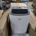 BLACK+DECKER Portable Air Conditioner, 10,000 BTU (6,300 BTU SACC) for Rooms up to 450 Sq. Ft., Portable AC with Follow Me Remote Control and Window Kit, BPACT10WT, White