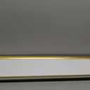 ADISUN Modern LED Ceiling Light Dimmable Linear Ceiling Light 47in Semi Flush Mount Long Lights with Remote Control and Side Lighting for Living Room Kitchen Dining Room Gold